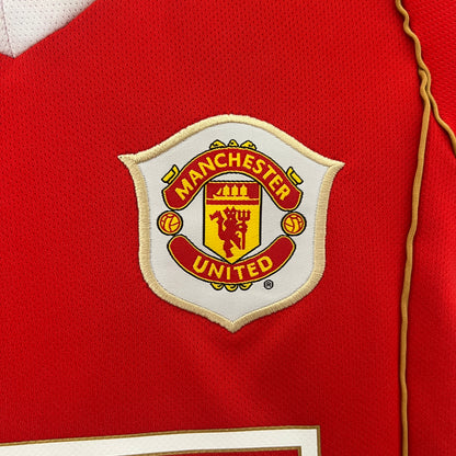 Camiseta Conjunto de Niño Retro de Fútbol Manchester United 2006-2007