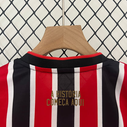 Camiseta Conjunto de Niño de Fútbol Sao Paulo 2024-2025 Visitante