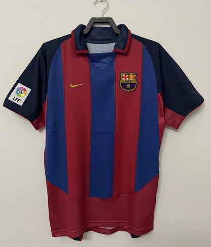 Camiseta Retro de Fútbol Barcelona 2003 - 2004