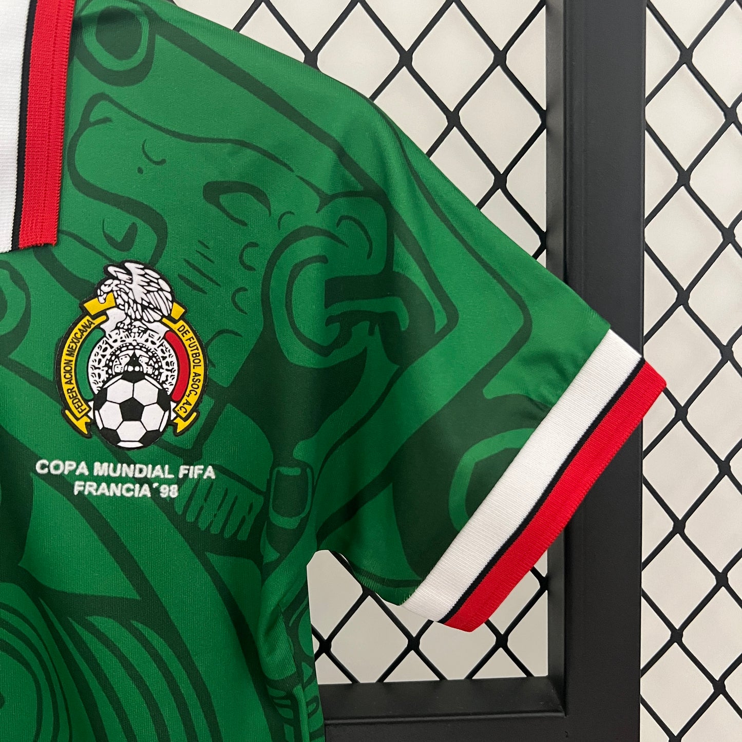 Camiseta Conjunto de Niño Retro de Fútbol Mexico 1998