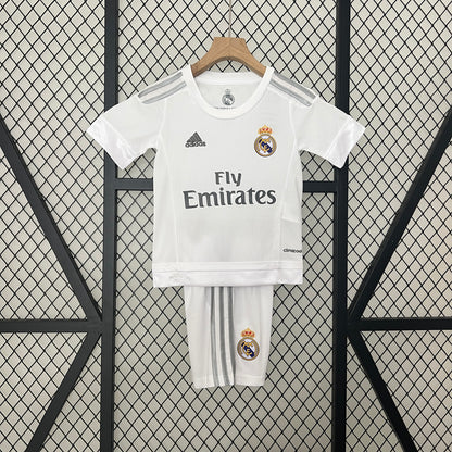 Camiseta Conjunto de Niño Retro de Fútbol Real Madrid 2015-2016