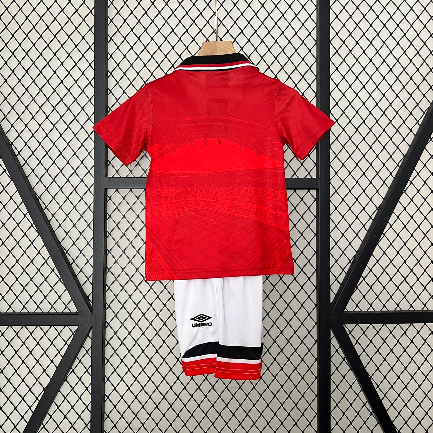 Camiseta Conjunto de Niño Retro de Fútbol Manchester United 1994-1996