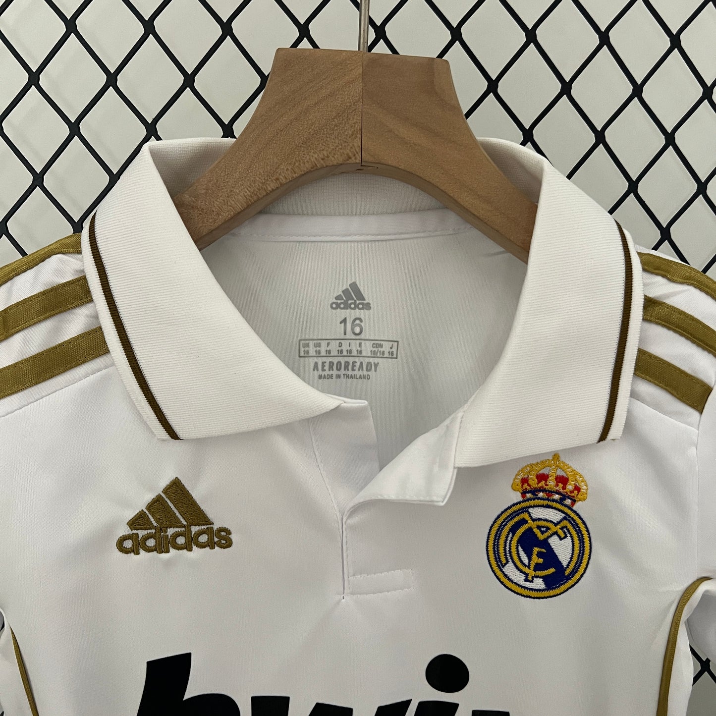 Camiseta Conjunto de Niño Retro de Fútbol Real Madrid 2011-2012