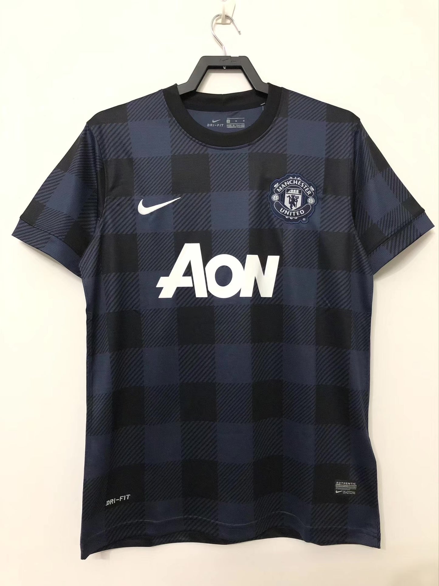 Camiseta Retro de Fútbol Manchester United 2013 - 2014 Black