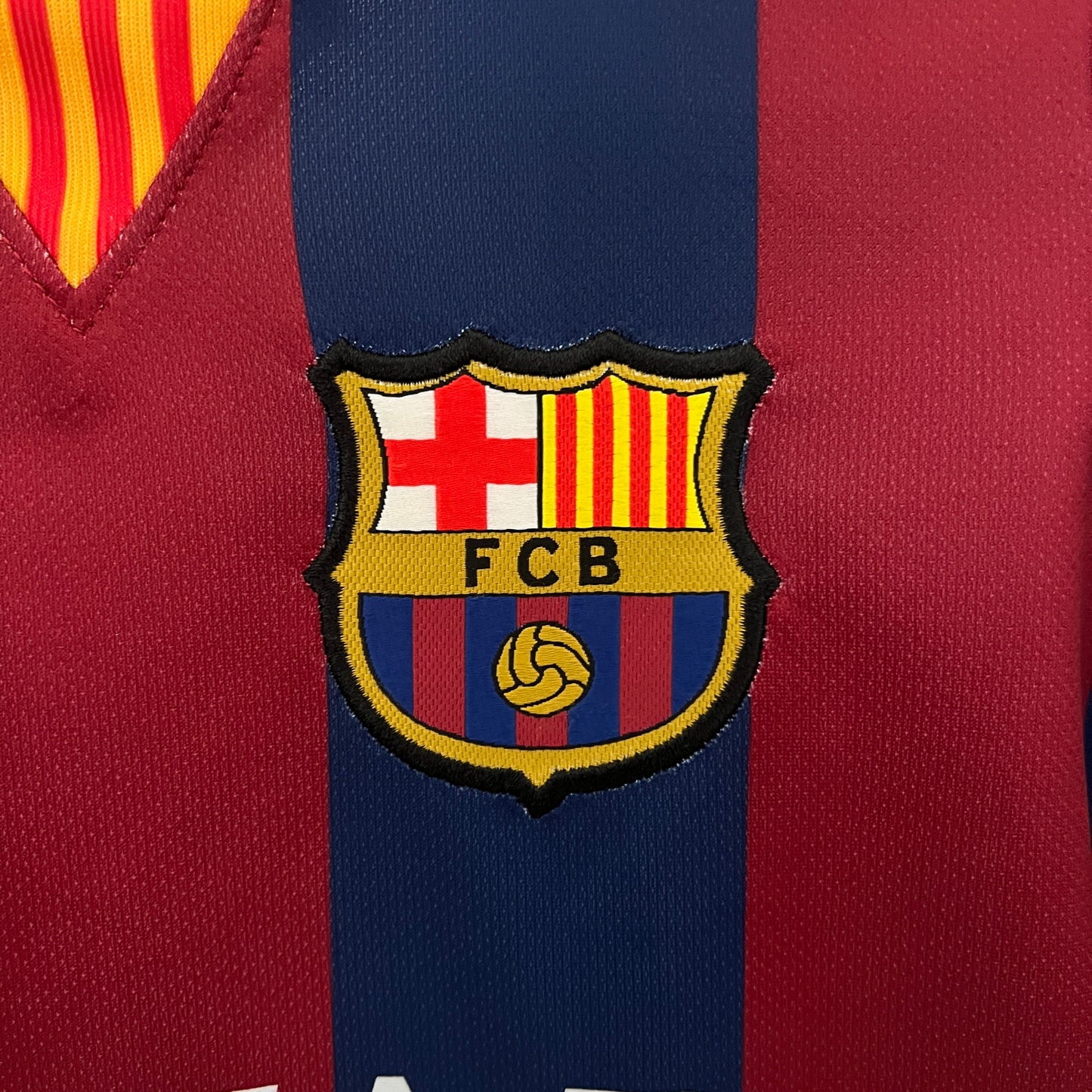 Camiseta Conjunto de Niño Retro de Fútbol Barcelona 2014-2015