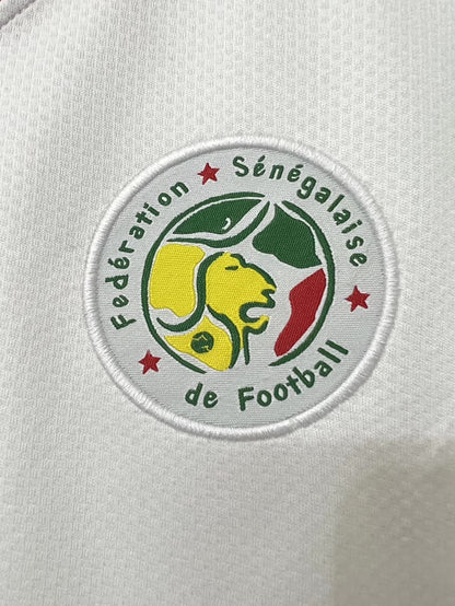 Camiseta Retro de Futbol Senegal 2002 Blanco