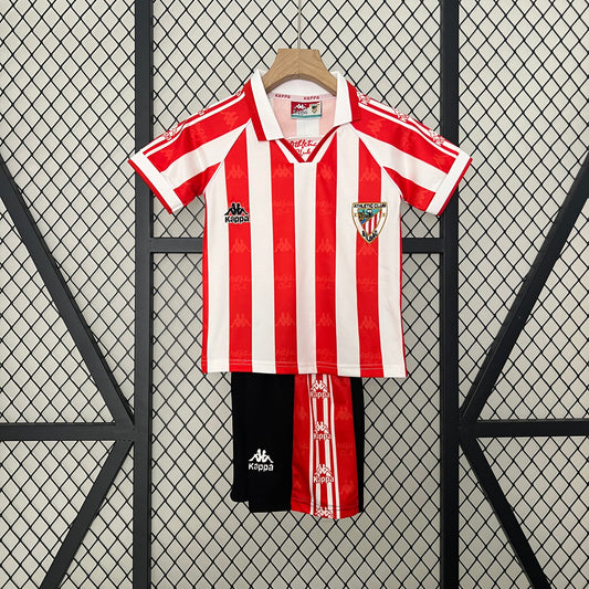 Camiseta Conjunto de Niño Retro de Fútbol Athletic Bilbao 1995-1997