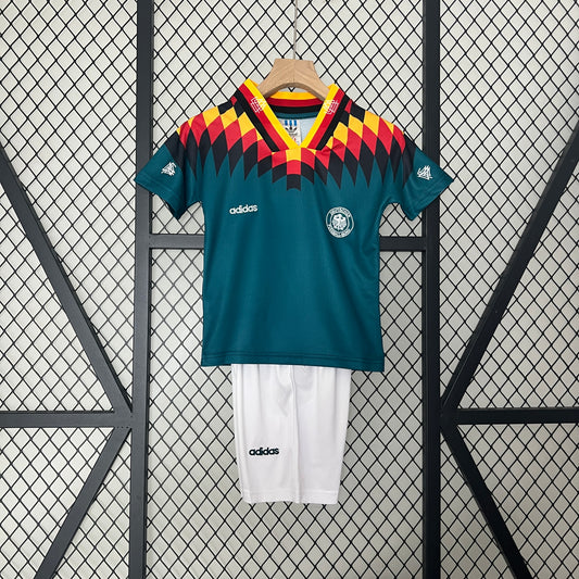 Camiseta Conjunto de Niño Retro de Fútbol Alemania 1994 (Verde)