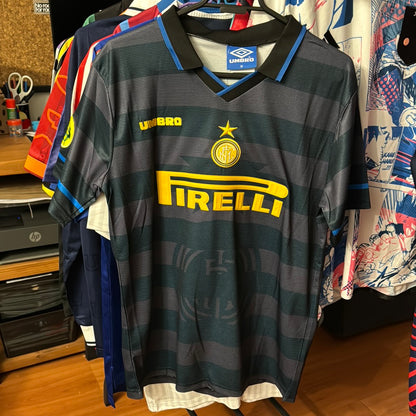 Camiseta Retro de Fútbol Inter de Milan 1997 Ronaldo 10