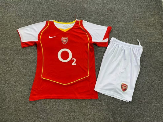 Camiseta Conjunto de Niño Retro de Fútbol Arsenal 2004-2005