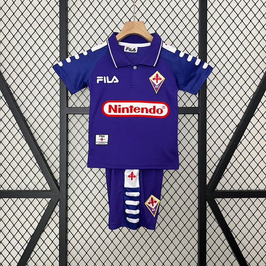 Camiseta Conjunto de Niño Retro de Fútbol Fiorentina 1998