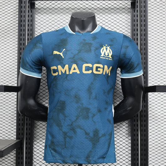 Camiseta de Futbol Olympique de Marsella 2024 - 2025 Visitante (Versión Jugador)