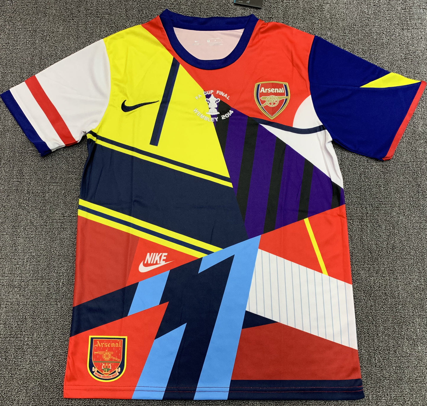 Camiseta Retro de Fútbol Arsenal 2014 Edición Conmemorativa