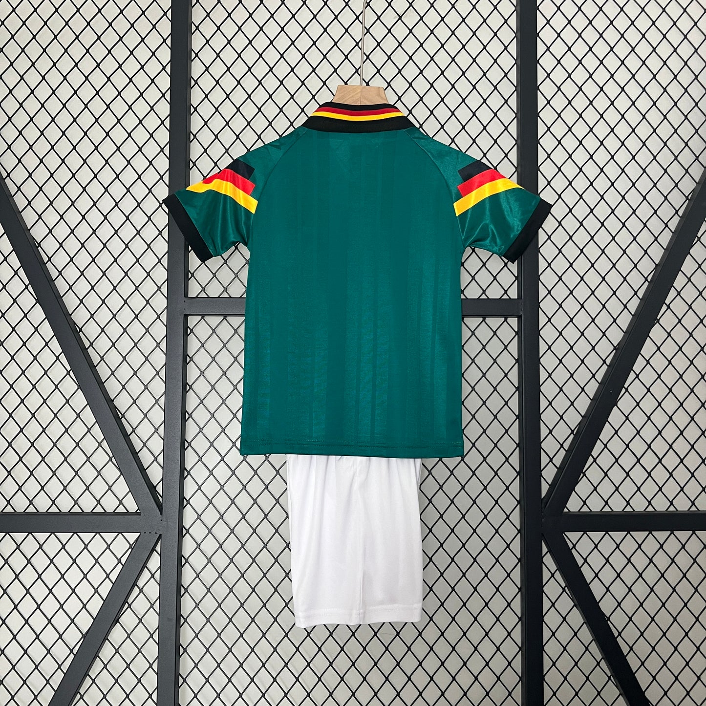 Camiseta Conjunto de Niño Retro de Fútbol Alemania 1992 (Verde)