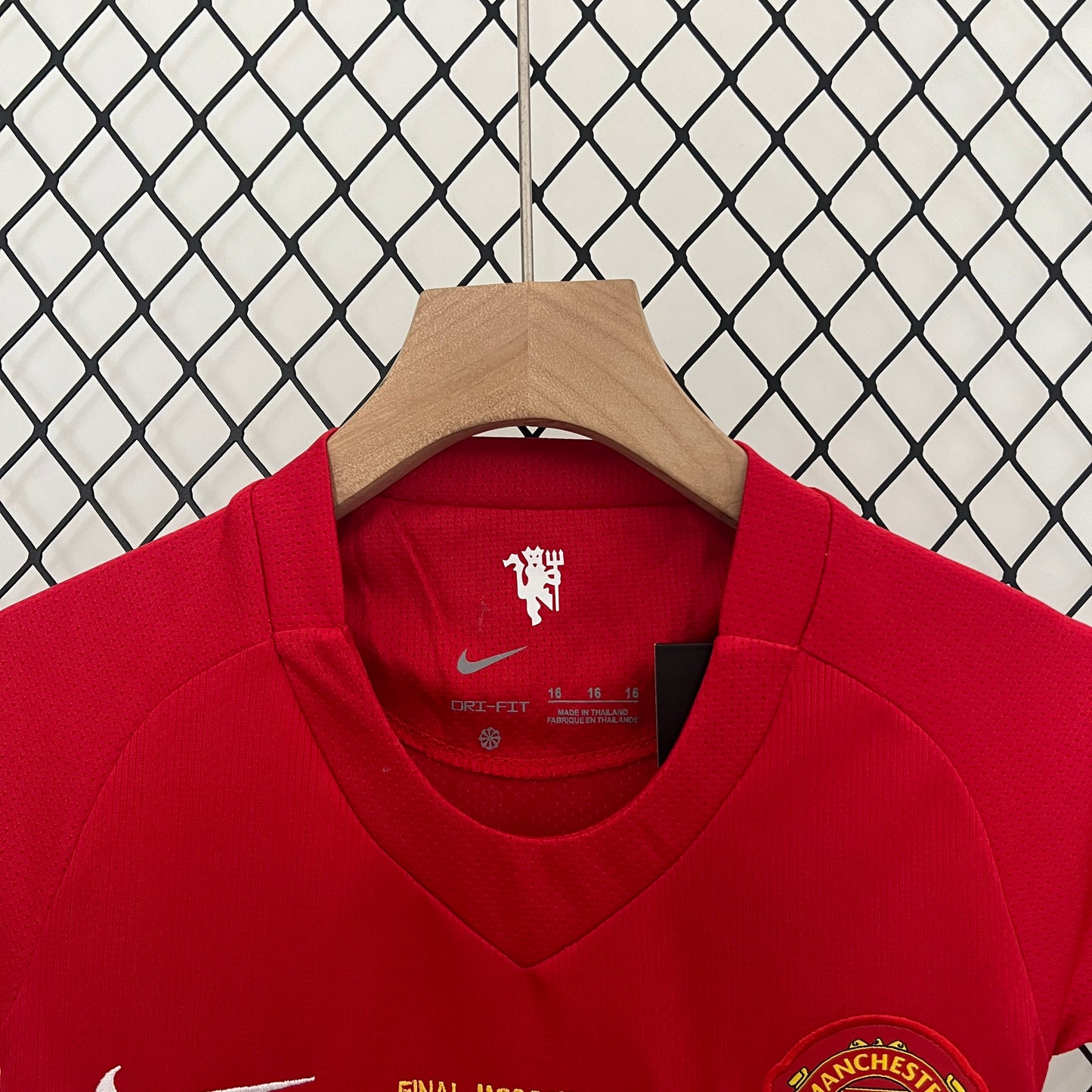 Camiseta Conjunto de Niño Retro de Fútbol Manchester United 2007-2008