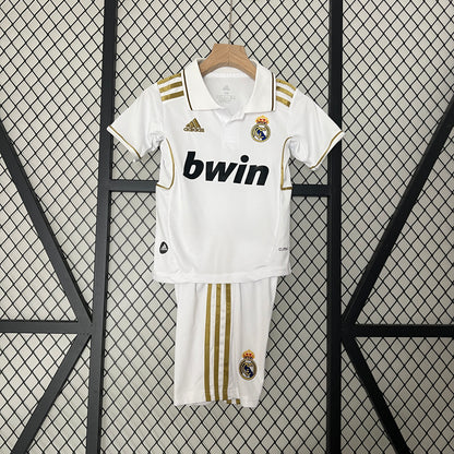 Camiseta Conjunto de Niño Retro de Fútbol Real Madrid 2011-2012