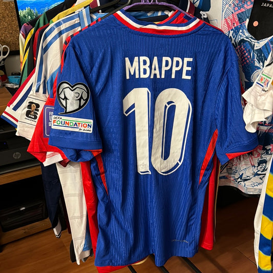 Camiseta de Futbol Francia 2024 (Versión Jugador) Mbappe 10