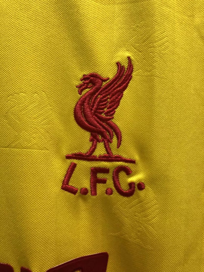 Camiseta Retro de Fútbol Liverpool 1985 - 1986 Visitante Amarillo