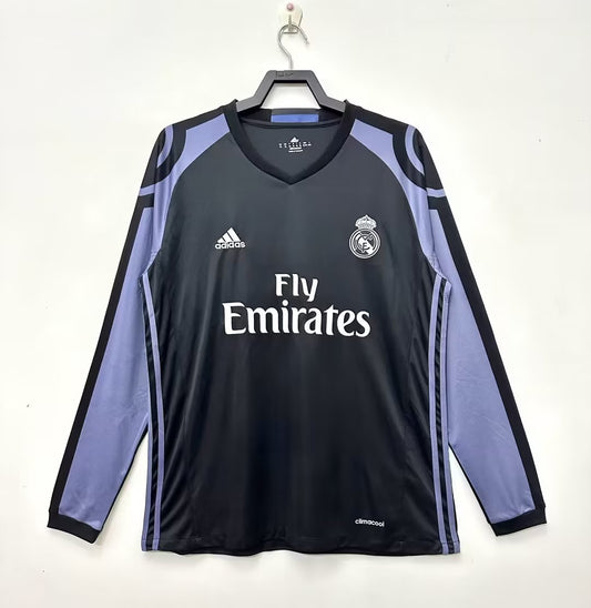 Camiseta Retro de Fútbol Real Madrid 2016 - 2017 Visitante 2da ML