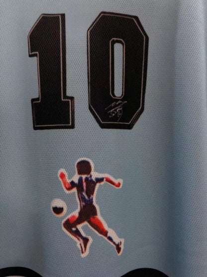 Camiseta Retro de Futbol Argentina 2001 Edicion conmemorativa de Maradona