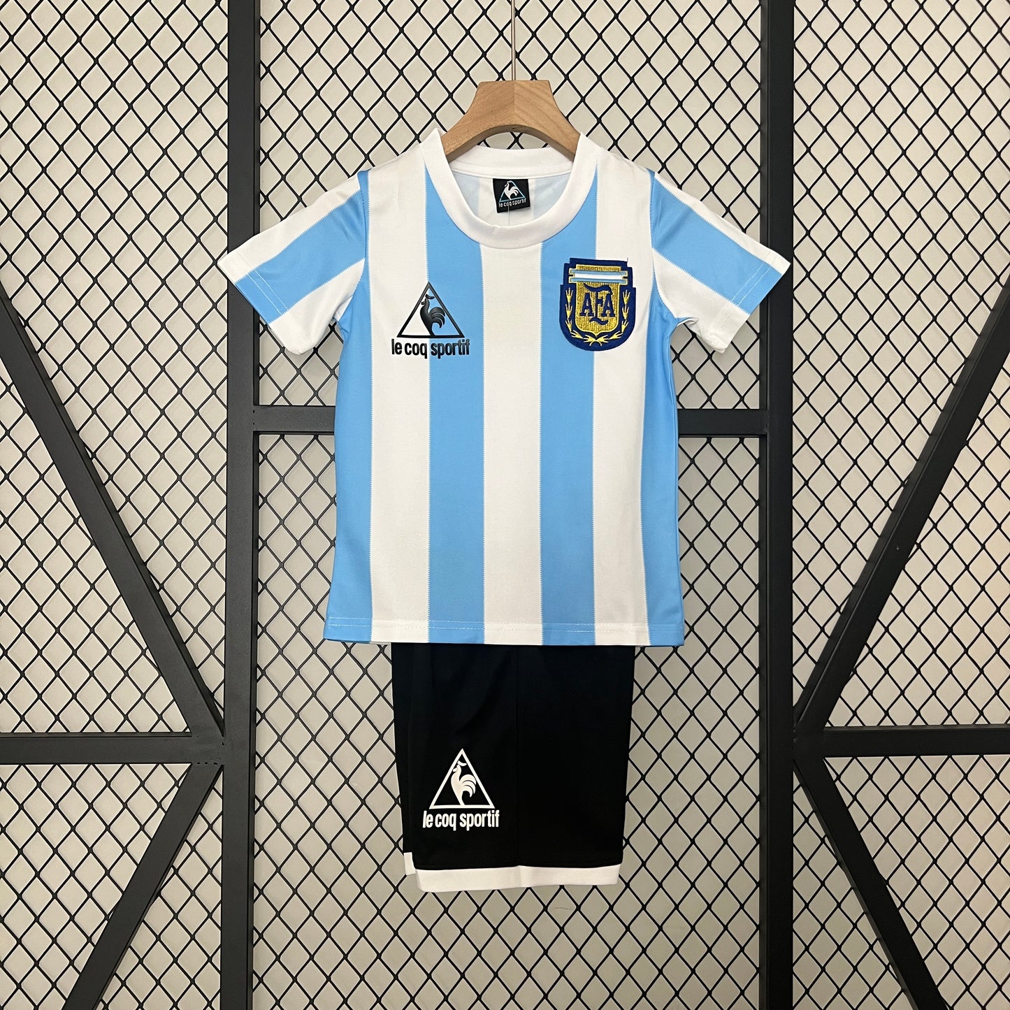 Camiseta Conjunto de Niño Retro de Fútbol Argentina 1986