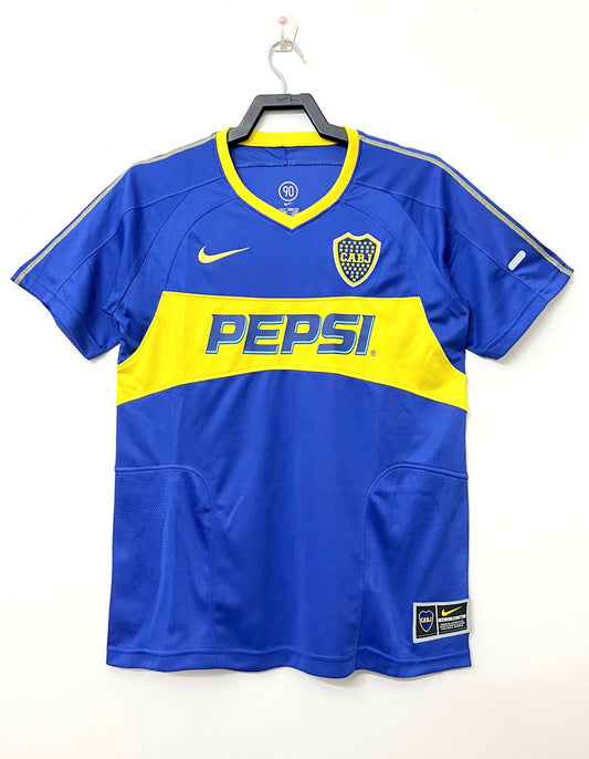 Camiseta Retro de Fútbol Boca Juniors 2003-2004 Local