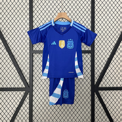 Camiseta Conjunto de Niño de Fútbol Argentina 2024 Visitante