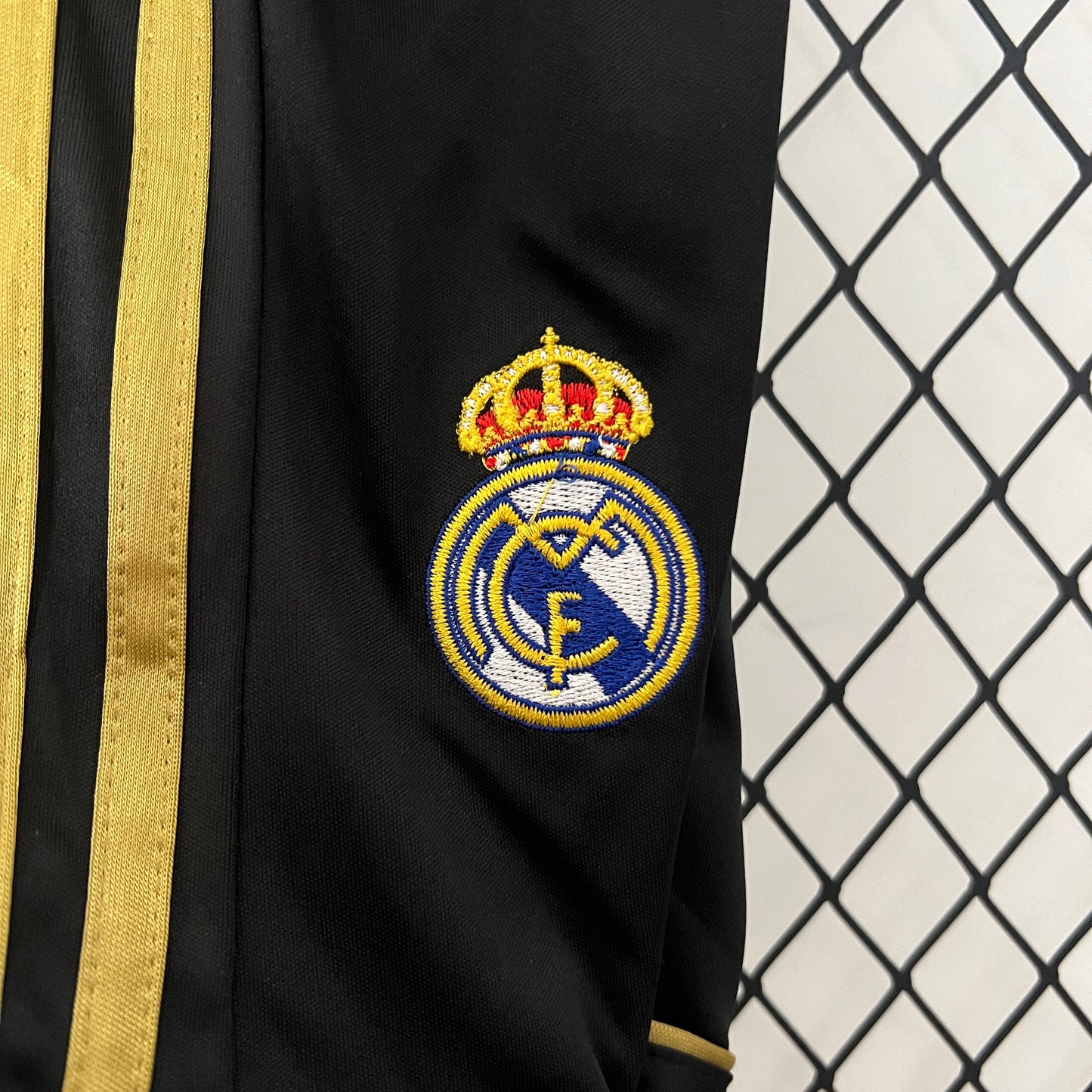 Camiseta Conjunto de Niño Retro de Fútbol Real Madrid 2011-2012 (Negra)