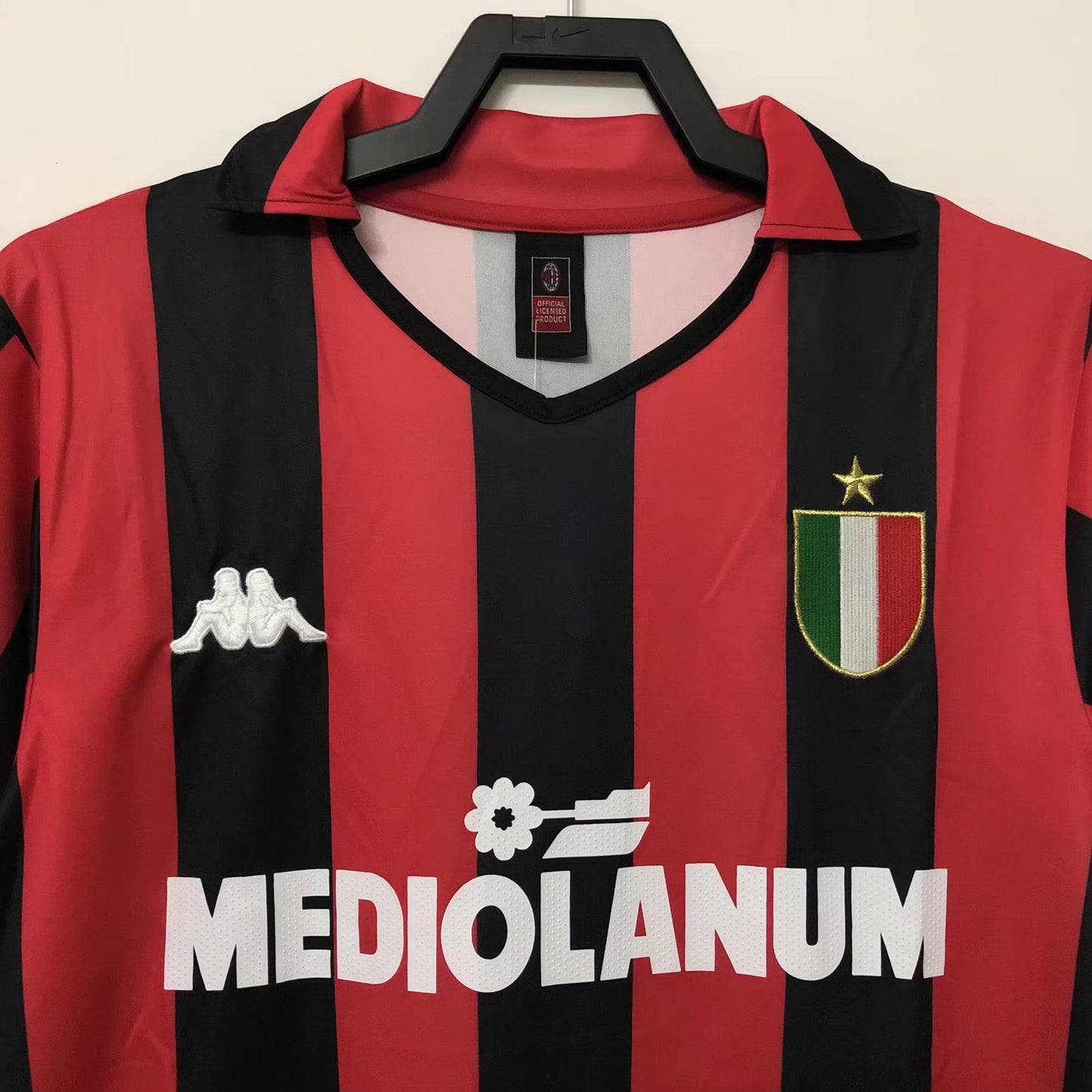 Camiseta Retro de Fútbol  AC Milan 1988-1989 Local