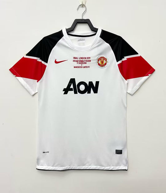 Camiseta Retro de Fútbol Manchester United edición de la Liga de Campeones 2011 - 2012 visitante