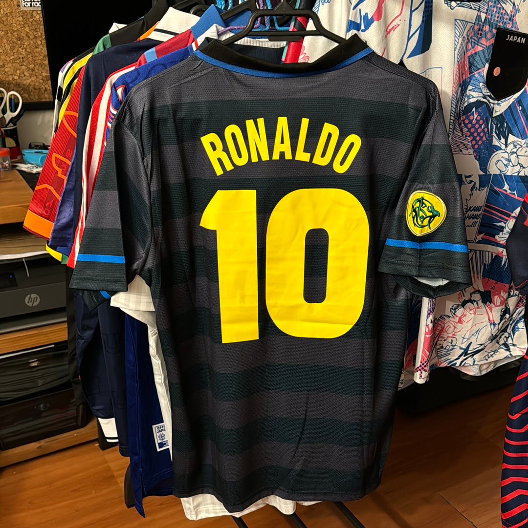 Camiseta Retro de Fútbol Inter de Milan 1997 Ronaldo 10