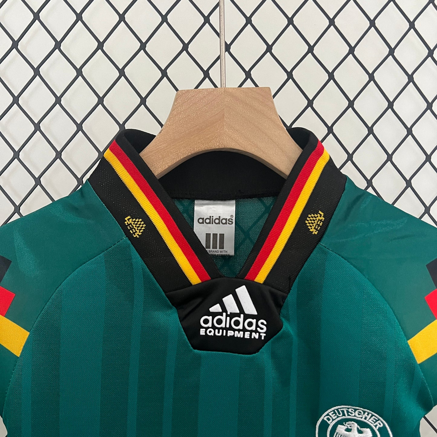 Camiseta Conjunto de Niño Retro de Fútbol Alemania 1992 (Verde)