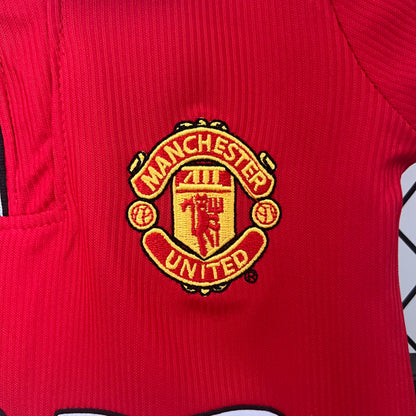 Camiseta Conjunto de Niño Retro de Fútbol Manchester United 1998-1999