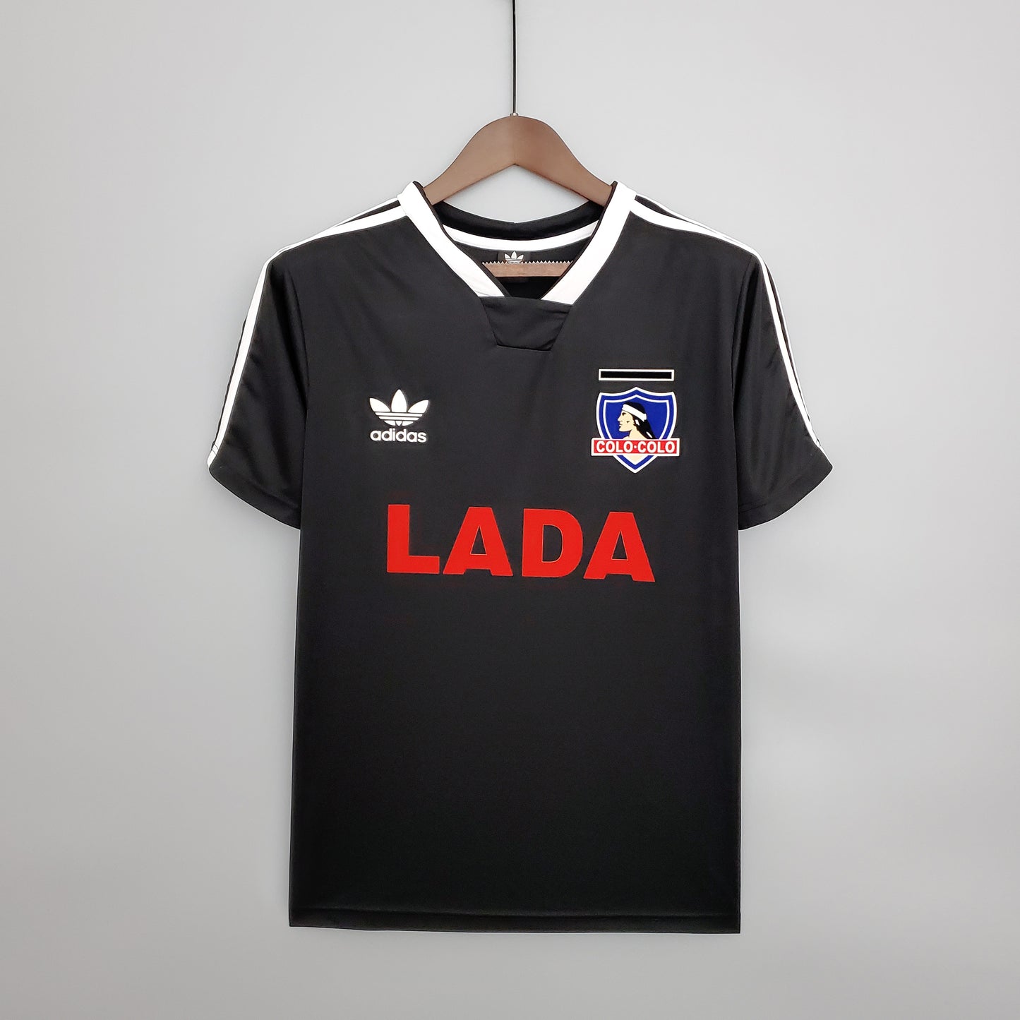 Camiseta Retro de Fútbol Colo Colo 1991 Negra