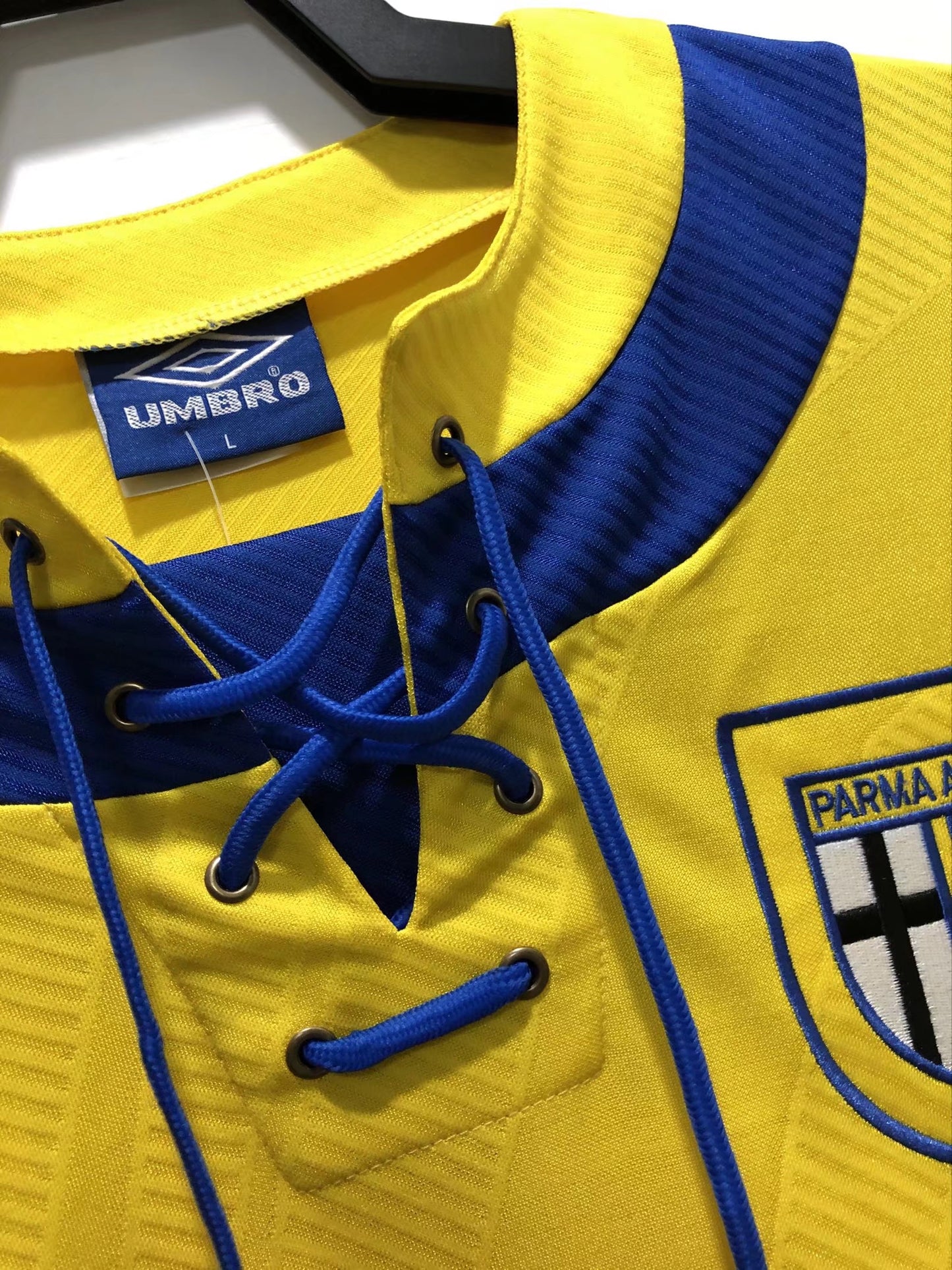 Camiseta Retro de Fútbol Parma 1993 - 1995 Amarillo