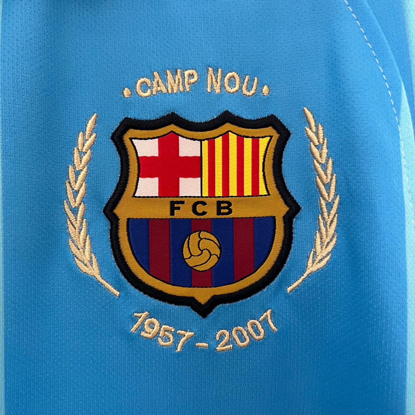 Camiseta Retro de Fútbol Barcelona 2007-2008 Visitante