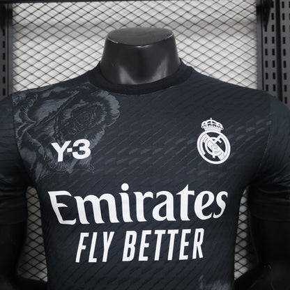 Camiseta de Futbol Real Madrid Y3 2024-2025 Black