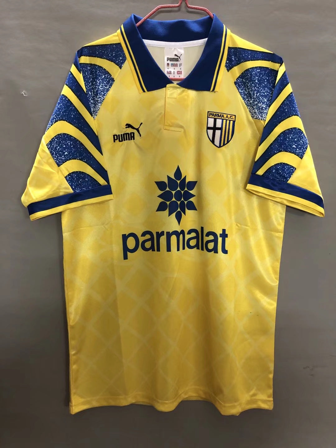 Camiseta Retro de Fútbol Parma 1995 - 1997 Amarillo