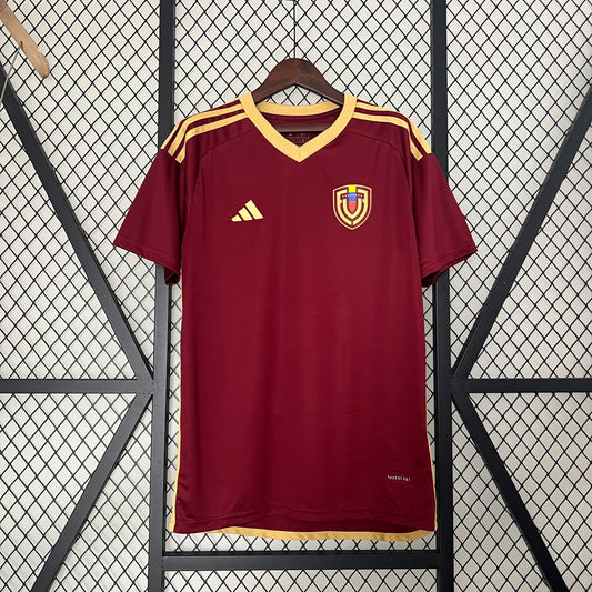 Camiseta de Futbol Venezuela 2024-2025 (Versión Fanático Vinotinto)