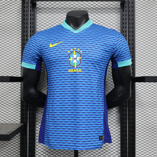 Camiseta de Futbol Brasil 2024 (Versión Jugador Azul)