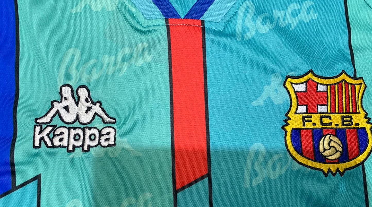 Camiseta Retro de Fútbol Barcelona 1996 - 1997 Visitante ML