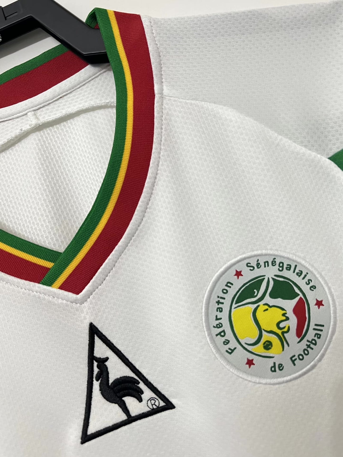 Camiseta Retro de Futbol Senegal 2002 Blanco