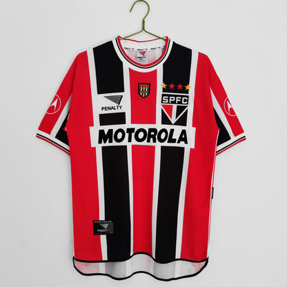 Camiseta Retro de Fútbol Sau Paulo FC 2000 Visitante