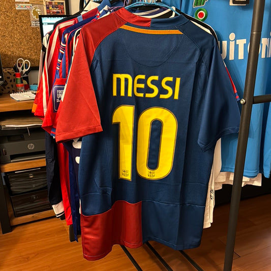 Camiseta Retro de Fútbol FC Barcelona 2008 Messi 10