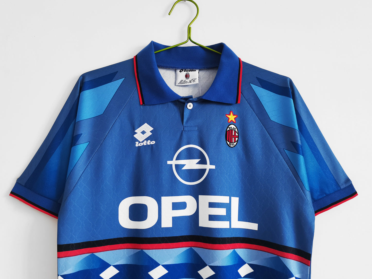 Camiseta Retro de Fútbol AC Milan 1995 Blue