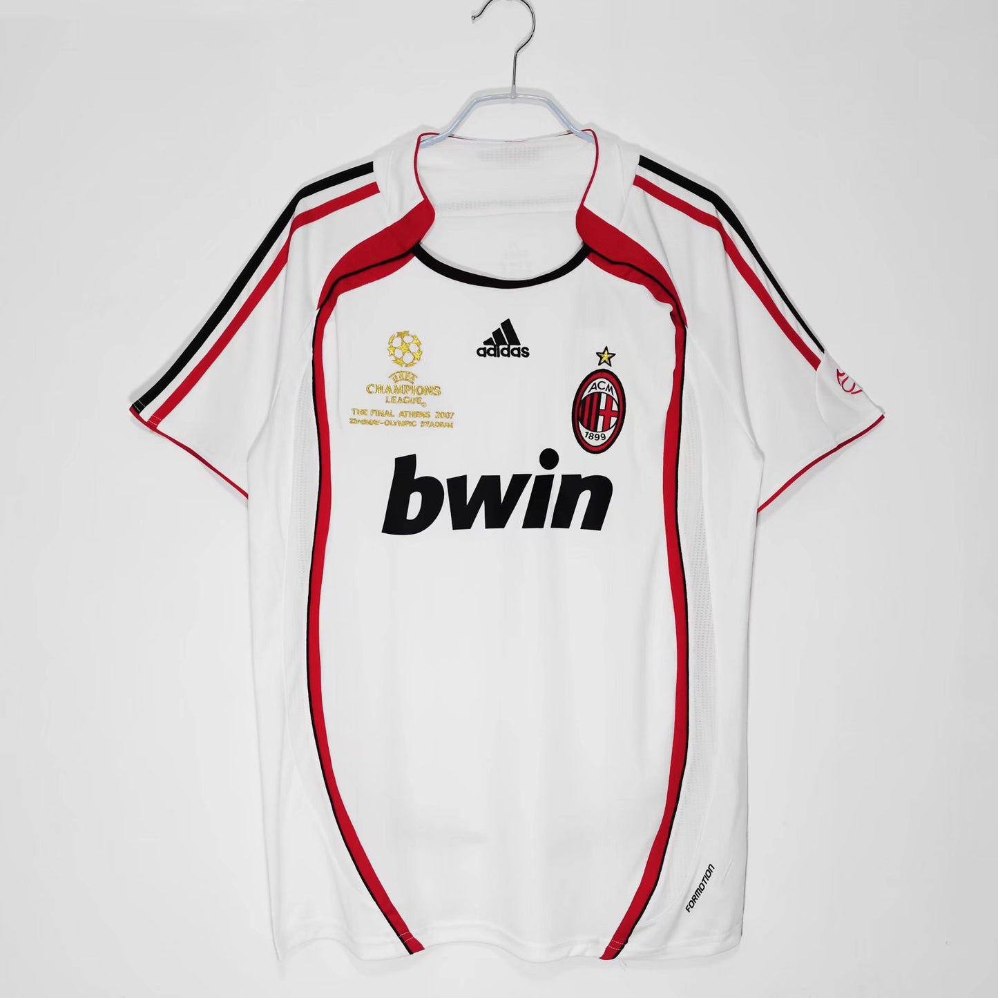 Camiseta Retro de Fútbol AC Milan 2006 Blanca