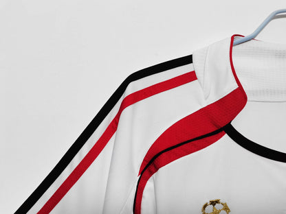 Camiseta Retro de Fútbol AC Milan 2006 Blanca