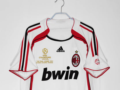 Camiseta Retro de Fútbol AC Milan 2006 Blanca