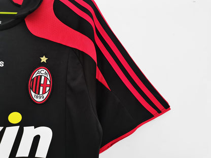 Camiseta Retro de Fútbol AC Milan 2007 Black