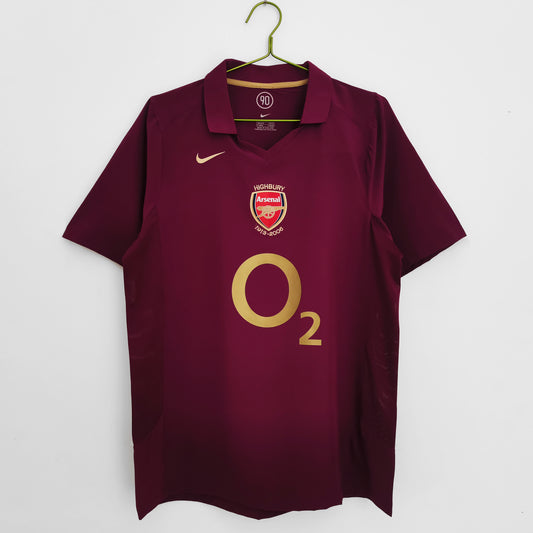 Camiseta Retro de Fútbol Arsenal 2005